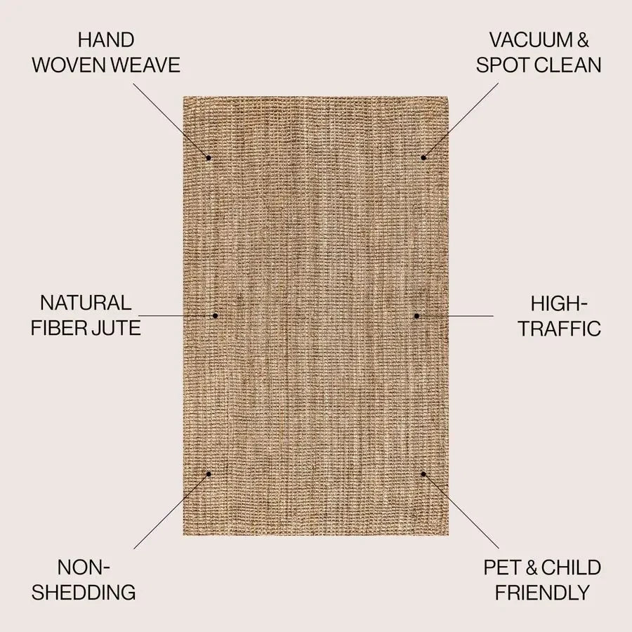 Hand Woven Jute Rug
