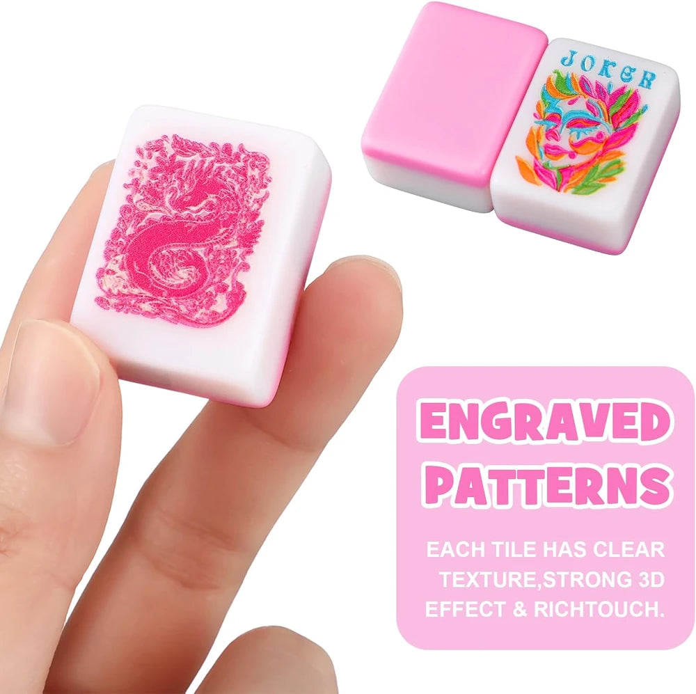 Ceenna American Mahjong Set Pink