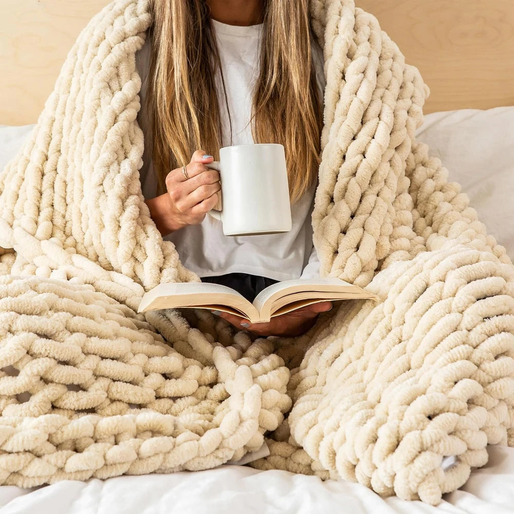 Samiah Luxe Chenille Throw